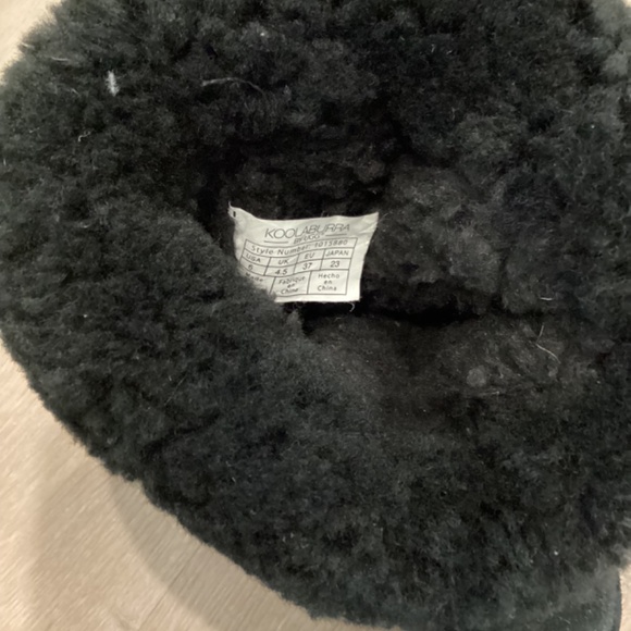 Kookaburra by UGG slim tall genuine suede black shearling boots EUR 37 US 6 - Picture 9 of 9